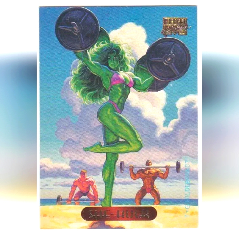 She Hulk Trading Card🦸 Marvel Universe 🔥